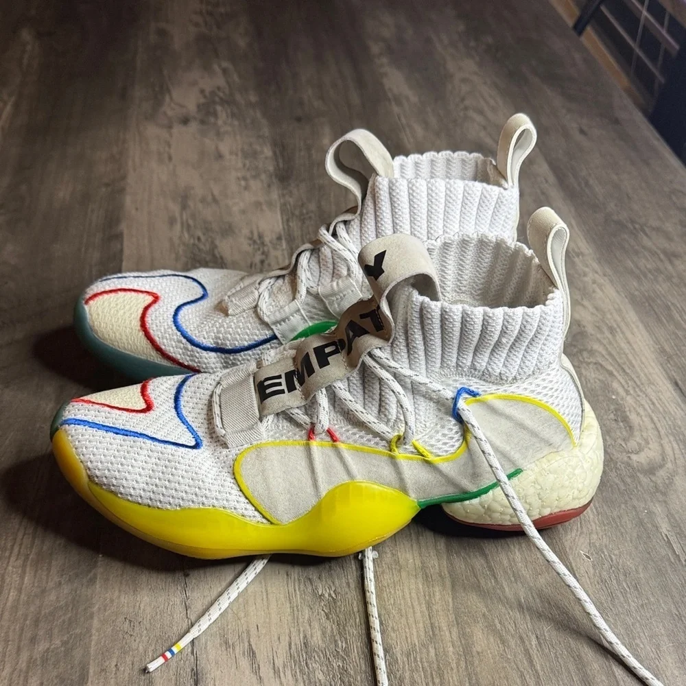 Adidas Pharrell Williams Crazy BYN LVL X PW Empathy Gratitude Shoes Men’s Size 8